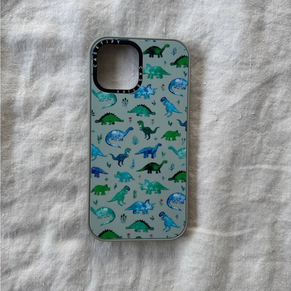 Casetify Dinosaur Pattern iPhone 12 Pro Max Impact Case